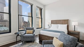 1 slaapkamer, een strijkplank/strijkijzer, gratis wifi, beddengoed