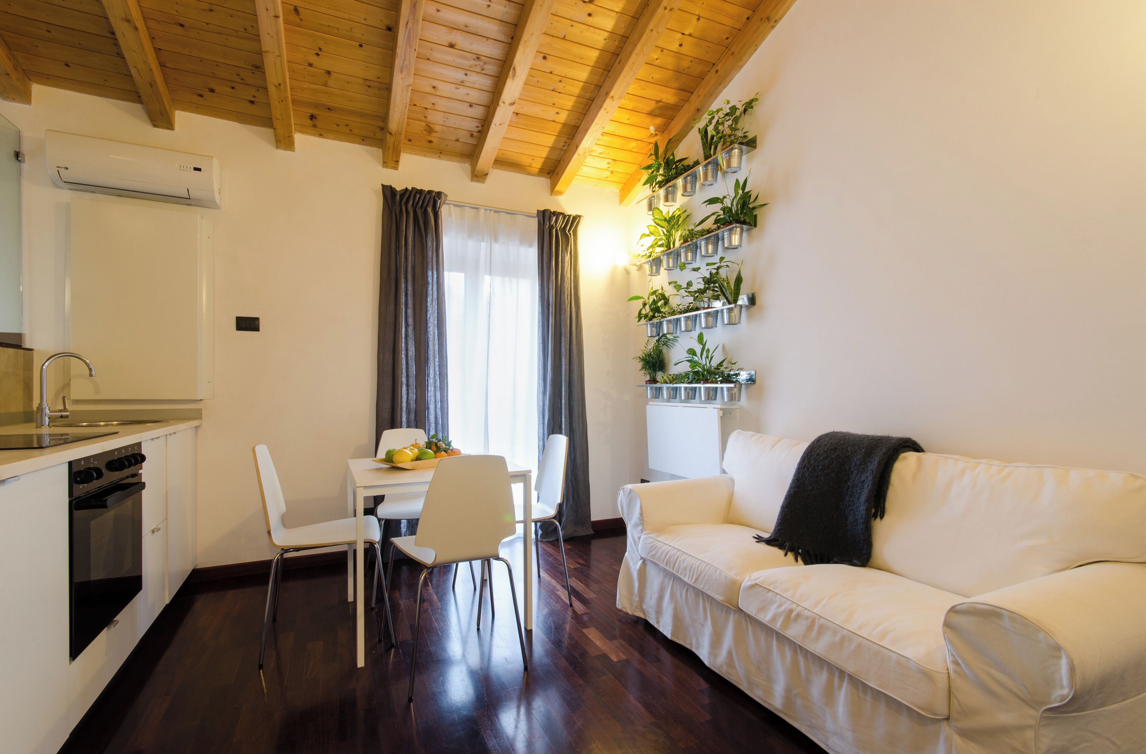 Basic Duplex, Balcony, Courtyard View | Private kitchen | Fridge, oven, stovetop, electric kettle