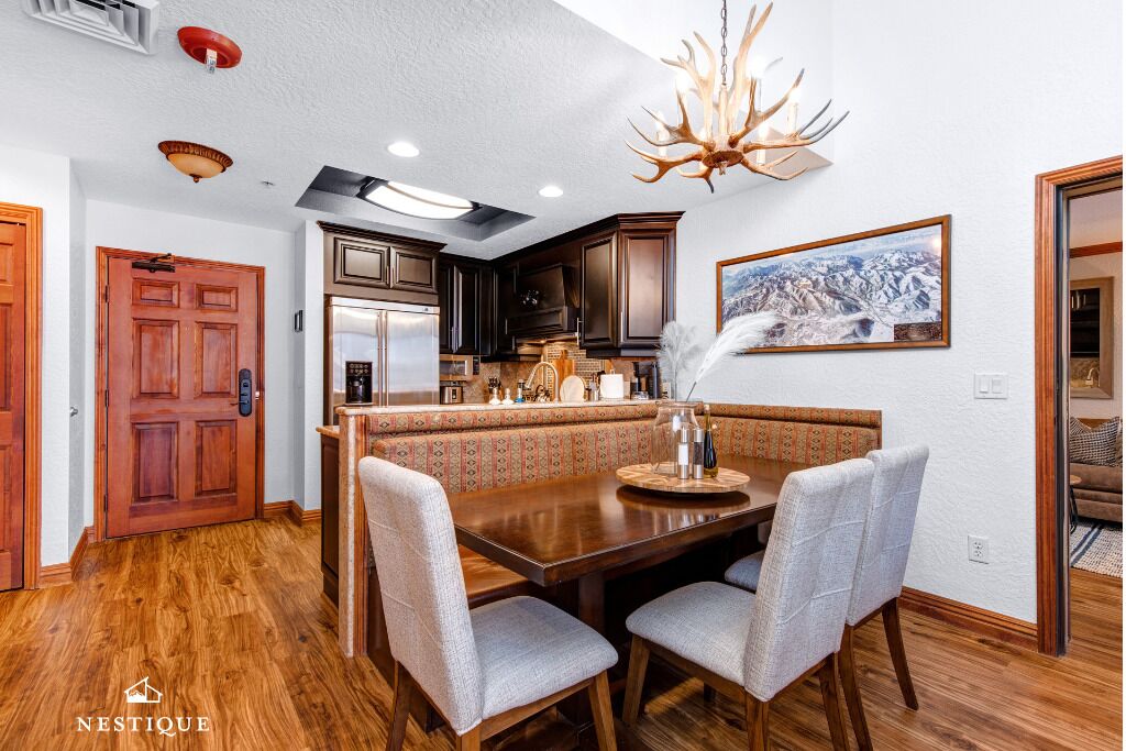 Condo, 1 Bedroom, Private Bathroom, Mountain View | Private kitchen | Full-sized fridge, microwave, oven, stovetop