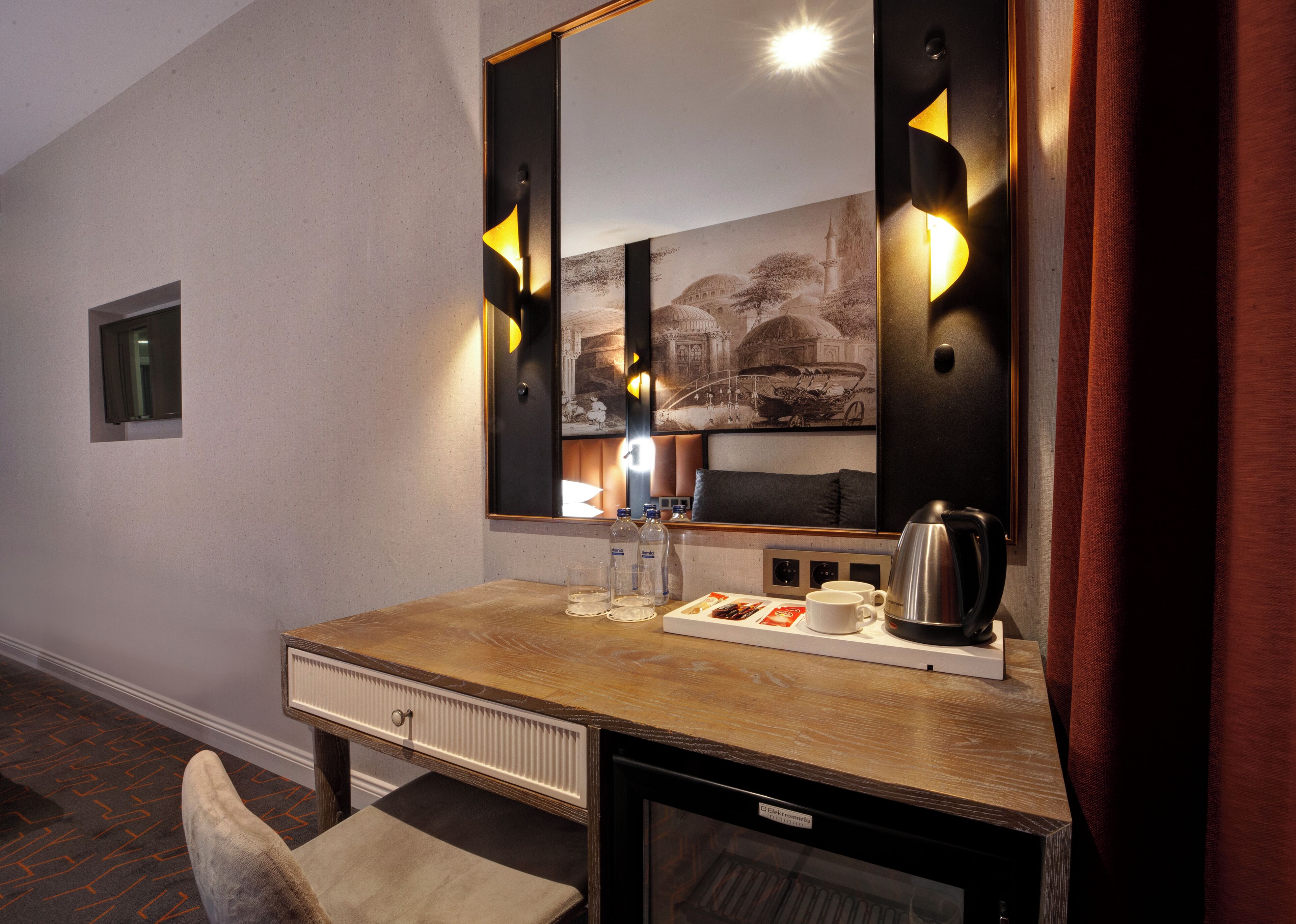 Deluxe Triple Room, City View | Desk, laptop workspace, soundproofing, free WiFi