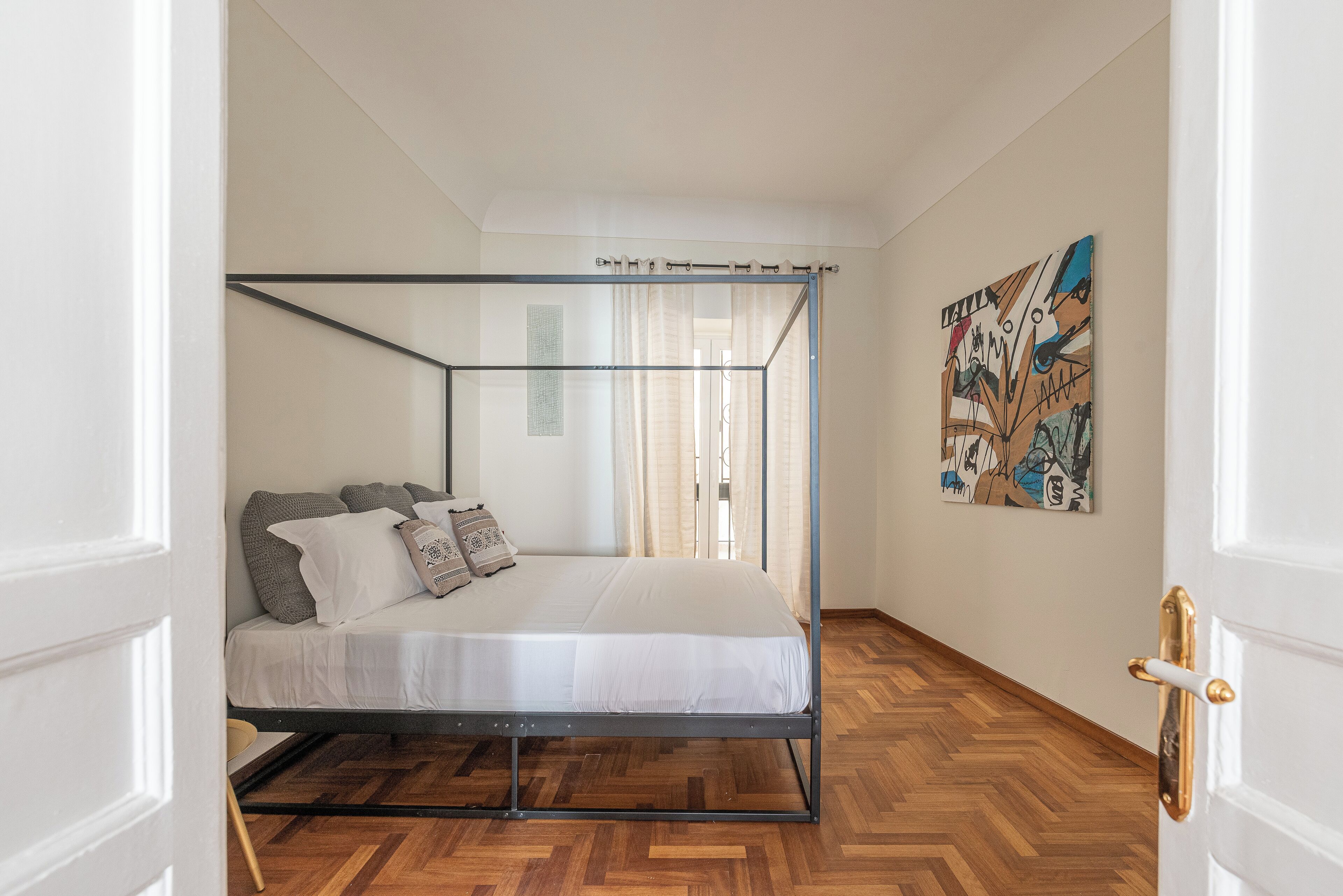 Departamento, 3 habitaciones, balcón, vista a la ciudad | Tabla de planchar con plancha y wifi gratis 