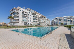 Pool - Apartment 'Los Flamencos' with Sea View, Wi-Fi and Air Conditioning (Isla Canela)