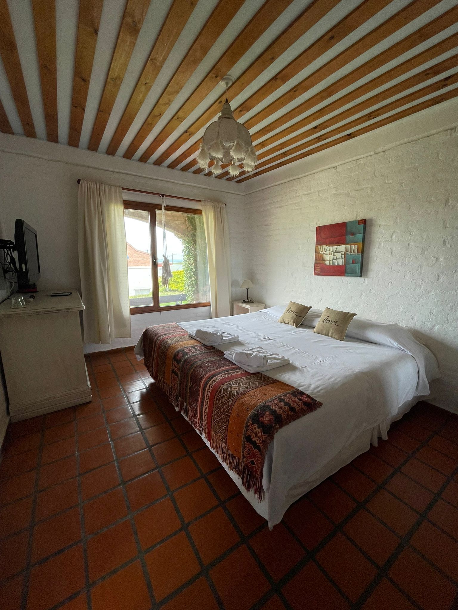 Dobbeltrom – classic, hageutsikt (Room 3) | Safe på rommet, wi-fi (inkludert) og sengetøy