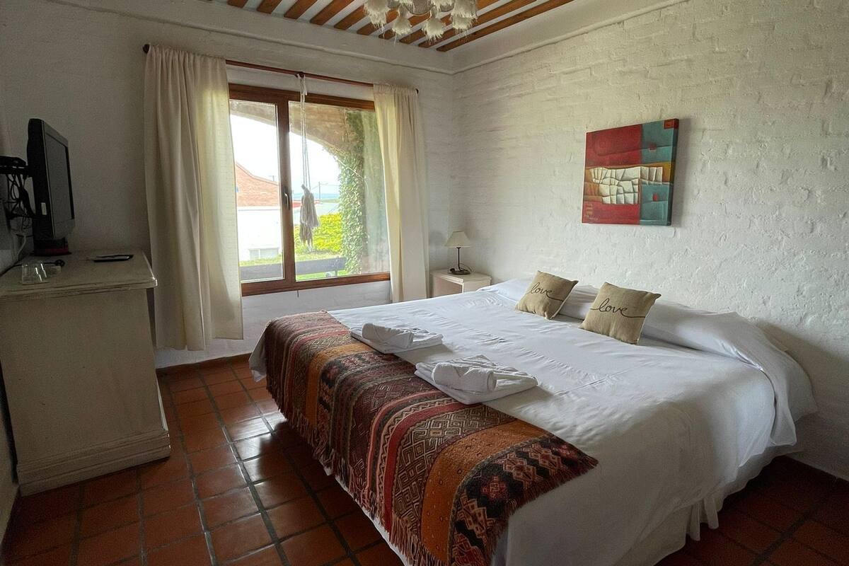 Classic Double Room, Garden View (Room 3) | In-room safe, free WiFi, bed sheets