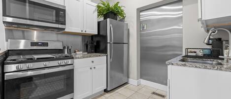 Microwave, oven, stovetop