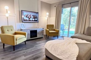 TV connectée, cheminée