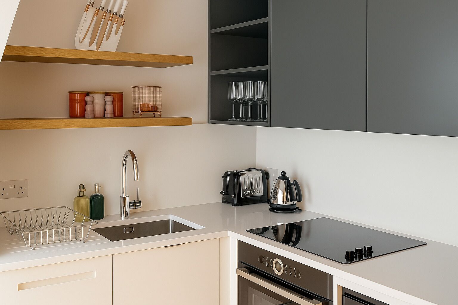 Studio Apartment | Premium bedding, in-room safe, individually decorated