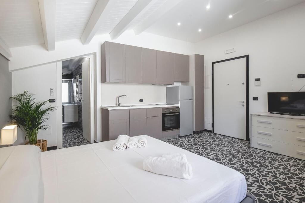 Economy-Apartment | Verdunkelungsvorhänge, schallisolierte Zimmer, Bügeleisen/Bügelbrett