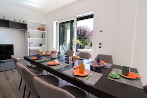 House, Patio, Mountain View | Dining room - House Martina  (Limana)