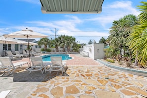 Condo, 1 giường cỡ queen và sofa giường (The Bungalows #1) | Hồ bơi | Hồ bơi nước nóng