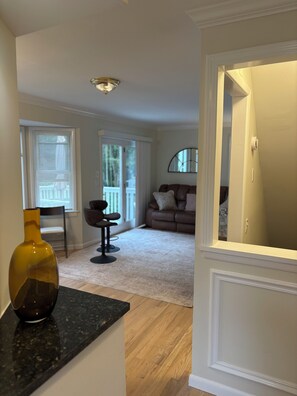 Smart TV, DVD player, books