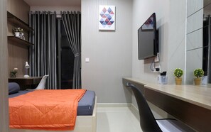 1 室のベッドルーム、アイロン / アイロン台、WiFi、ベッドシーツ