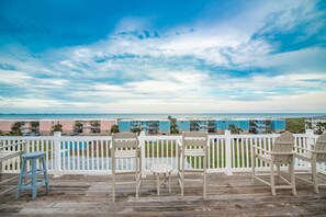 Family House, 4 Bedrooms, Pets Allowed, Ocean View | Terrace/patio - BeachView Resort Condos (Port Aransas)