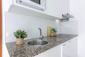 Apartment, 1 Bedroom | Private kitchen | Mini-fridge - Apartamentos Terreo 10-12 (A Coruña)