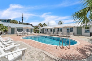 Studio, 1 Queen Bed (The Bungalows #8) | Pool | A heated pool