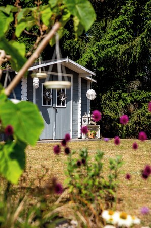 Exterior detail - Vacation apartment 70m² - Nature, fitness & SUP by the river (Damm)