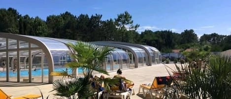 Indoor pool, outdoor pool