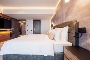 Superior-Apartment | Schreibtisch, Verdunkelungsvorhänge, schallisolierte Zimmer