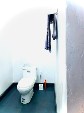 Suihku, pyyhkeet, saippua, vessapaperi