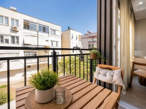 Familieleilighet, 2 soverom, ikke-røyk, balkong | Terrasse/patio