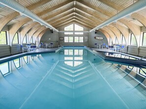 Indoor pool, a heated pool
