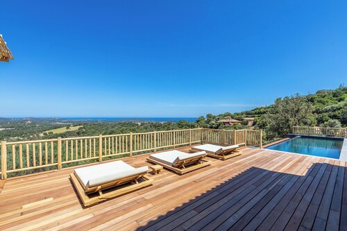 Luxury villa with exceptional panoramic views in Porto Vecchio