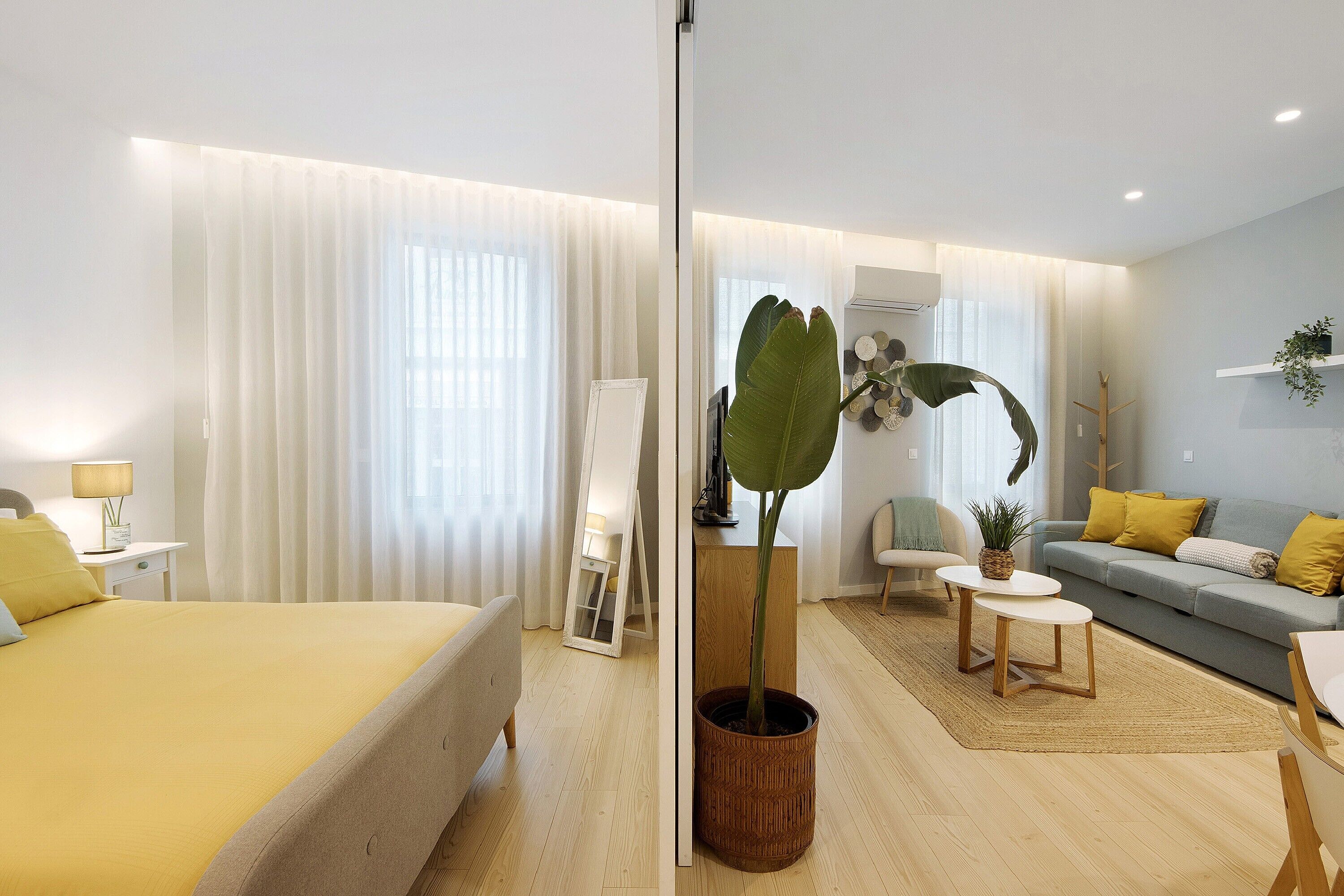 1 dormitori, planxa i posts de planxar, wifi i roba de llit 