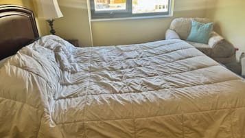 2 bedrooms, iron/ironing board, free WiFi, bed sheets