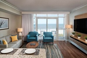 TV - Ocean Enclave: Beautiful two-bedroom, two bath ocean front suite, Myrtle Beach (Myrtle Beach)