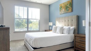 1 bedroom, desk, iron/ironing board, WiFi - Landing | Modern 1BD, Yoga Studio, Rooftop Lounge (Raleigh)