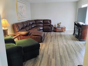 TV connectée, cheminée