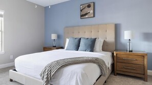 2 bedrooms, desk, iron/ironing board, WiFi