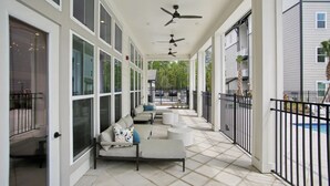 Terrace/patio - Landing | Chic 2BD, Gym, Clubhouse (Jacksonville)