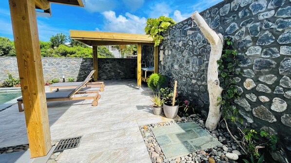 Terrace/patio - Villa fleur de jade (Saint-Louis)