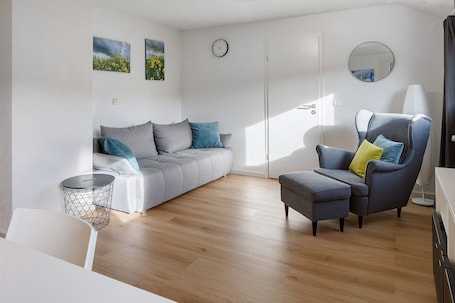 Fernseher. Ferienwohnung am Badeparadies