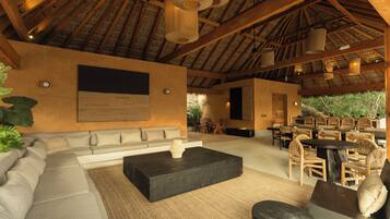 Sala de estar en el lobby