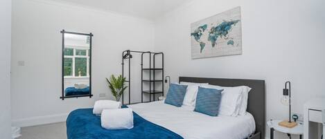 Desk, iron/ironing board, free WiFi, bed sheets