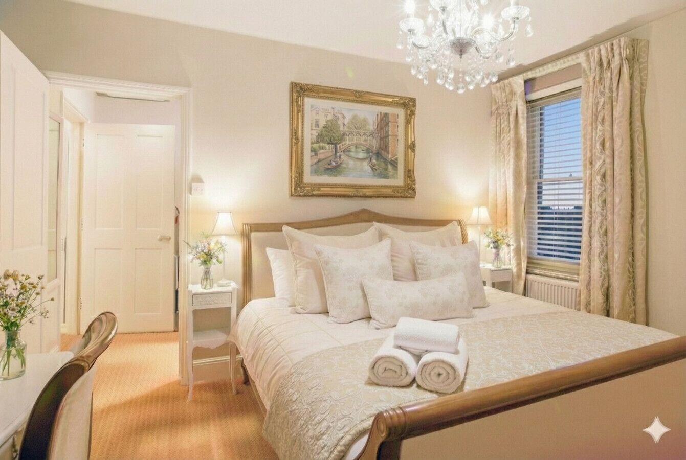 1 habitación, tabla de planchar con plancha, wifi y ropa de cama 