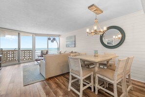 Condo, Multiple Beds, Balcony, Ocean View (Golden Arms 602) | Dining - Golden Arms 602 (New Smyrna Beach)