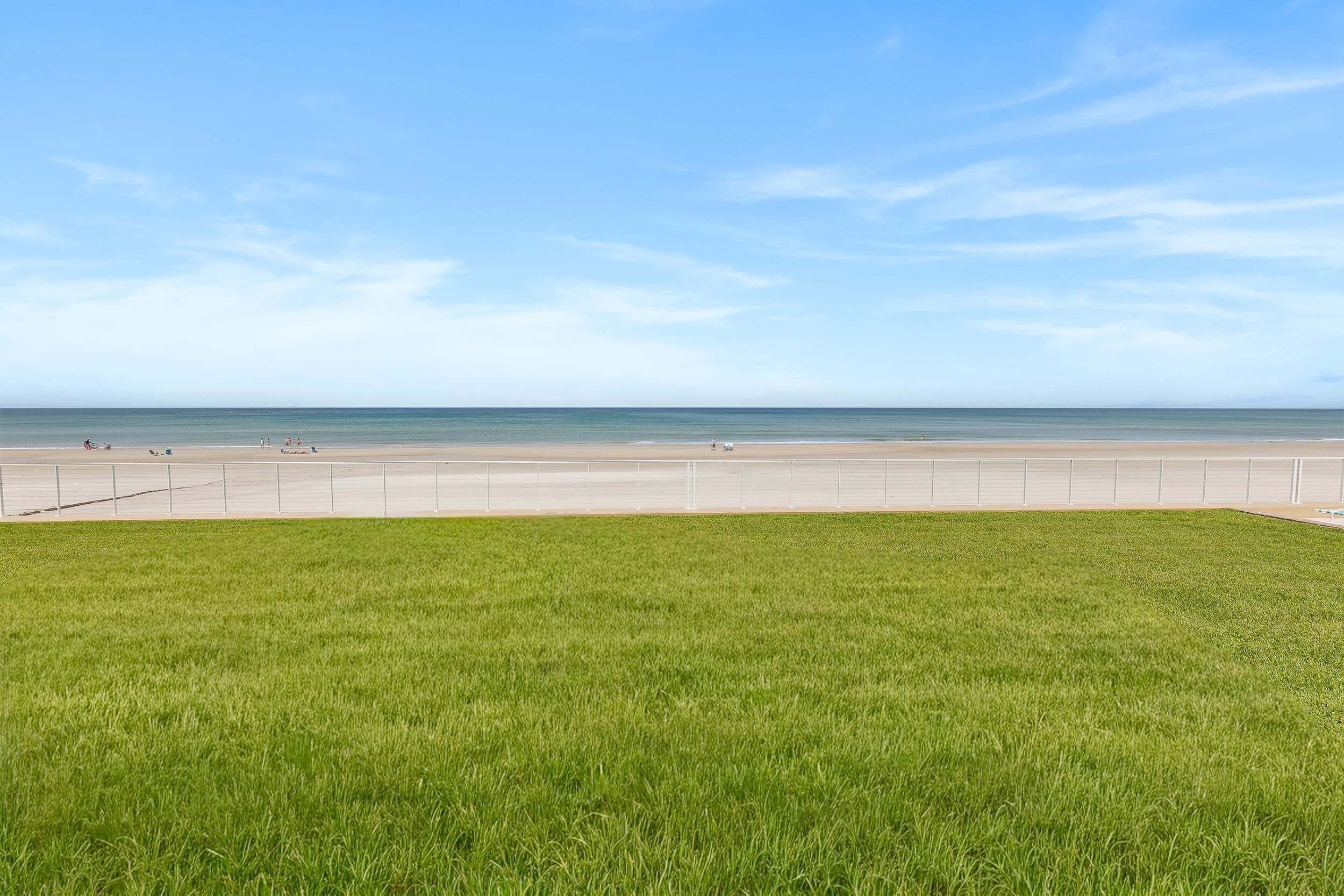 Vlak bij het strand