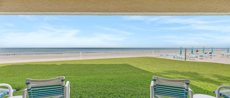 Condo, Plusieurs lits, patio, vue sur l’océan (Errol By The Sea 126) | Terrain de l’hébergement
