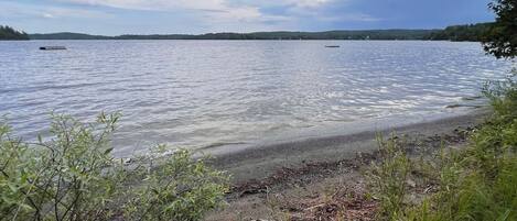 Sun-loungers, beach towels