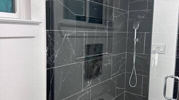 Shower, hair dryer