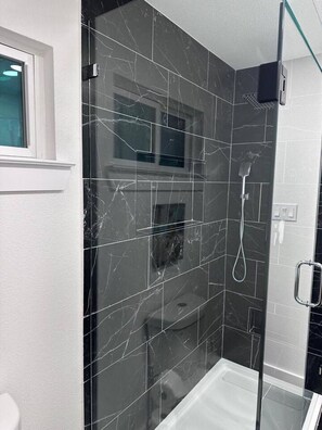 Shower, hair dryer - Spacious Cedar Park Retreat | Backyard Oasis (Cedar Park)