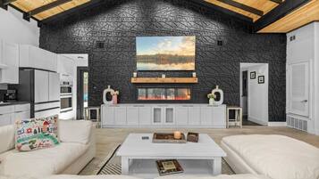 Älytelevisio, takka, stereot