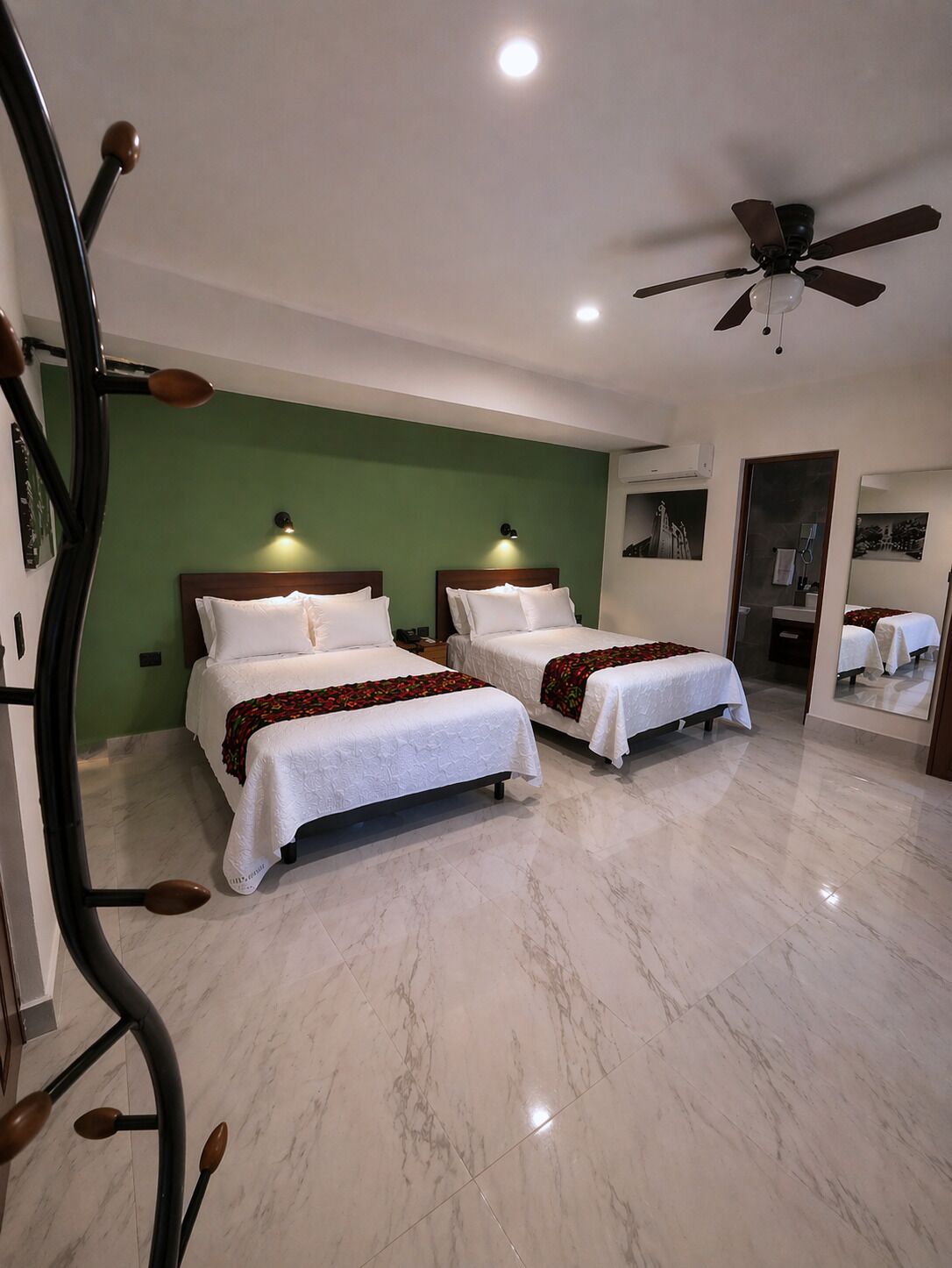 Comfort Double Room, 2 Double Beds, Tower | Desk, laptop workspace, soundproofing, free WiFi