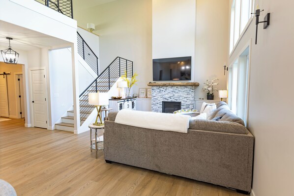 تلفزيون، مدفأة