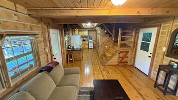 Televisión, chimenea