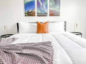 Desk, iron/ironing board, free WiFi, bed sheets