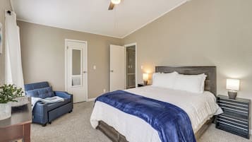 3 bedrooms, internet, bed sheets